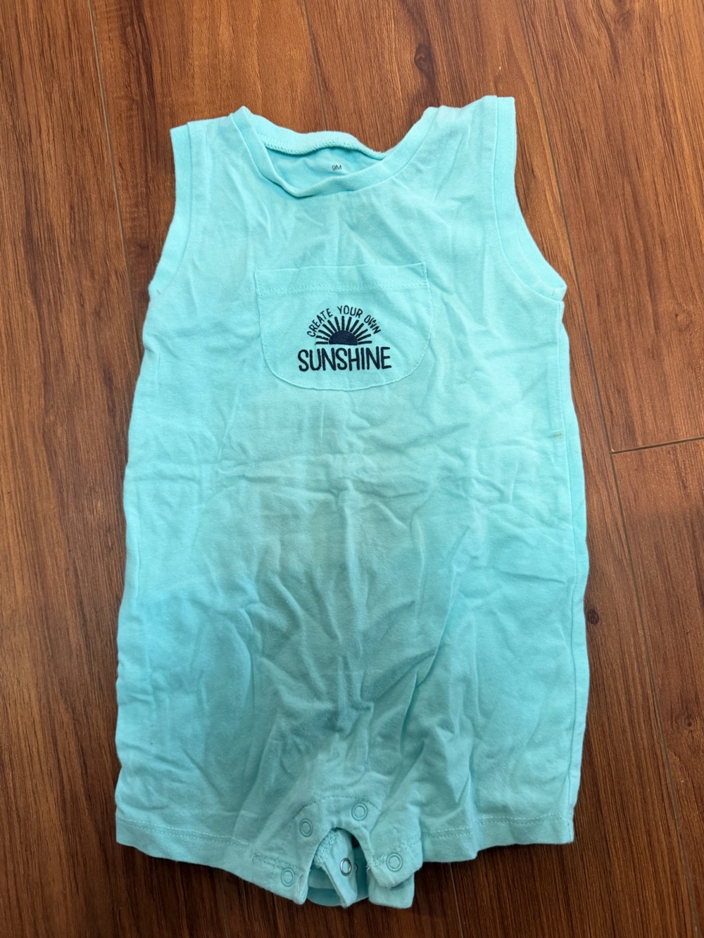 Kids Aqua Tank with 'Sunshine' Pocket Graphic